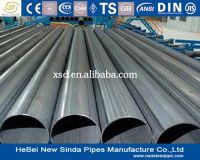  Construction Building Material ERW Welded Carbon Steel Pipe Seamed Tube