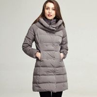 Factory Wholesale Price Women Long Coats Hot Sale Winter Down Coat Without Hood