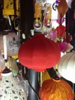 Vietnamese silk lantern and bamboo fan - 2022 - Ms. Esther