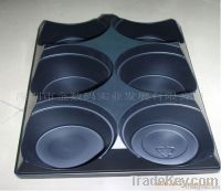 Vacuum formed plastic trays for flower pottings From China
