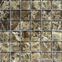 Stone-vein glass mosaic