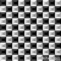 Mirror glass mosaic