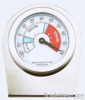 Refrigerator freezer thermometer