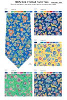 100% Italian Pure Silk Tie For Man - Variant 3371