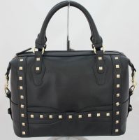 Studded PU tote bag