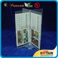 High Quality PMMA Menu Stand