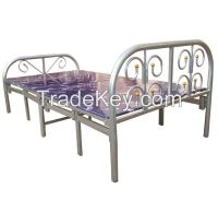Metal Folding Bed /10 Legs Metal Single Folding Bed Export to Dubai Doha