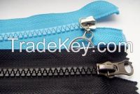 plastic zipper for clothes