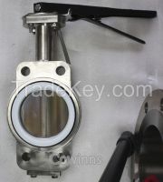 Titanium butterfly valve