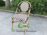 Bamboo like Outdoor Cafe Chair Rattan Chair