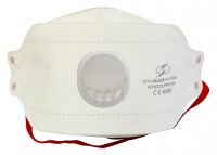 CE HY brand disposable foldable dust mask valved