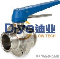 SANITARY STAINLESS STEEL BTTERFLY VALVE