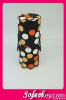 2013 new black color pvc professional fashion makeup brush cup case(PB