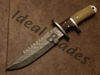 Custom Hand Made Damascus Hunting Knife