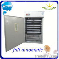 1000 eggs CE approved full automatic chicken egg incubator for sale