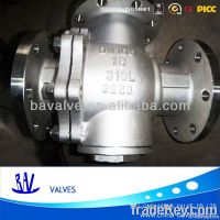 dn50 3 way cf8 ball valve