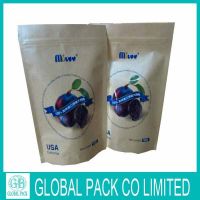 water proof pouch with bottom gusset/hot sale zipper top laminated foil bag