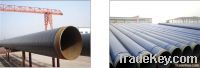 Black/blue 3PE Coating Spiral Steel Pipe