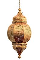 Brass hanging lamp attaractive bright light