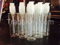 Qty: 1400 pcs available - 8 oz PET Bottles with Airless cosmetic dispenser pump