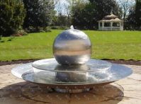 stainless steel sphere fountains