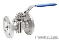 2pc ball valve flange end full port