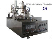 Small Type Manual Beverage Gable-Top Carton Filling Machinery (BW-500)