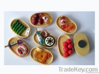 Food shaped fridge magnet