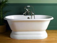 enamel cast iron pedestal bathtubs/pedestal tubs 