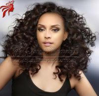 Celebrity Hairstyle Hman Hair Full Lace wigs Curl Natural Black Glueless Full Lace Wigs For African Americans