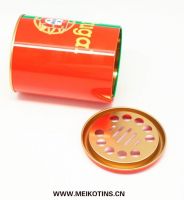tin made round ashtray for promotion