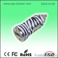 Fahionable bullet deisgn usb mini car charger for iphone