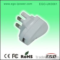 UK plug 5v 1a cell phone usb charger