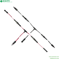 Solar Cable Harness With Fuse Inline 2-In-1 T Type For Solar System Electronic Application Solar Wiring Harness From China