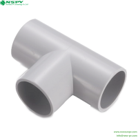 Solid Inspection Tee Direct Tee 3 Way Tee PVC Fittings Conduit Pipe Fittings 25mm From China