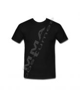 Menâs Crew Neck Cotton Polyester T-Shirt | Plain Black Casual &amp; Sportswear