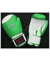 Premium Leather Competition Sparring Boxing Gloves with White Target