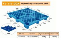 1110 single side light duty plastic pallets