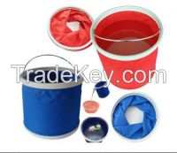 foldable nylon Oxford bucket for car wash or fishing
