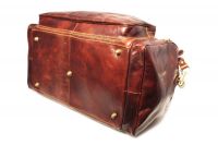 Vintage leather travel bag,duffel bag with top quality