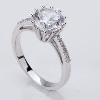  100% Sterling Silver Lady Wedding Ring