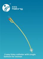 Sterile, disposable, Foley Catheter, female type 