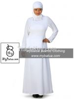 Zehna White Abaya