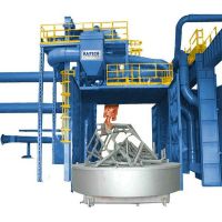 trolley type shot blasting machine