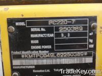 Used Komatsu Excavators pc220-7