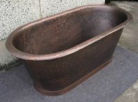 Copper bathtub