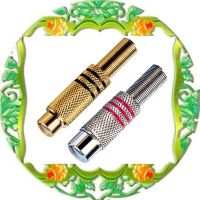RCA jack W/spring metal  