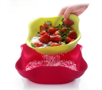 High-end Plastic Double Fruit Dish