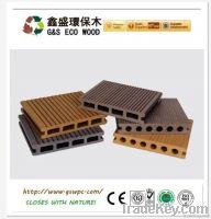 100% recycle  WPC decking floor with high quality