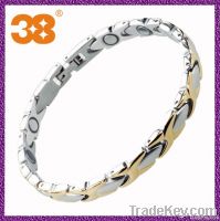 Big Hug Gold Plated Pure Titanium Magnetic Bracelets for Unisex-3000 G